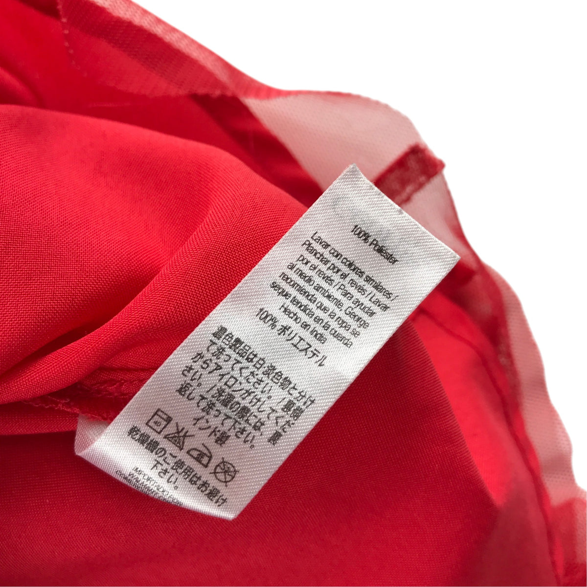 George 4-5 years red occasion dress polyester