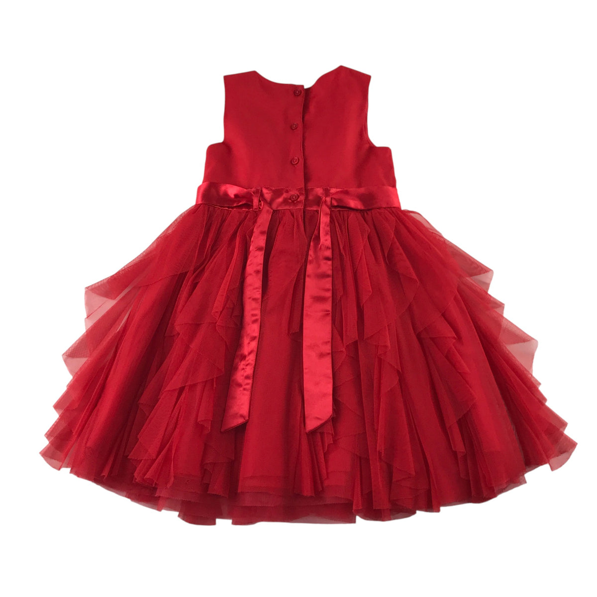 George 4-5 years red occasion dress polyester