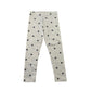 George 4-5 years white and black floral leggings cotton elastane