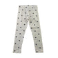 George 4-5 years white and black floral leggings cotton elastane