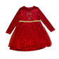George 5-6 years red festive love heart dress polyester nylon