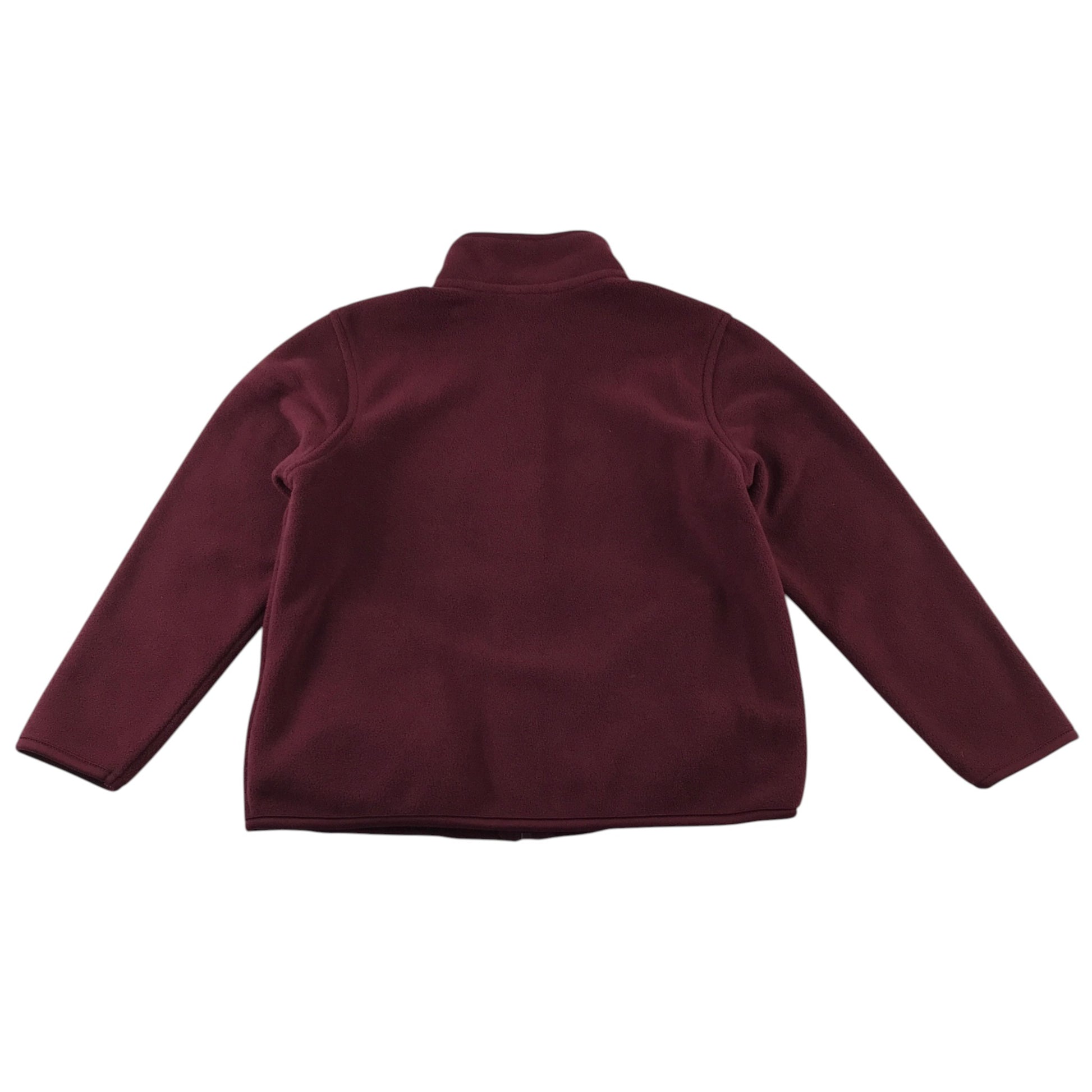 George 6-7 years burgundy full zipperfleece