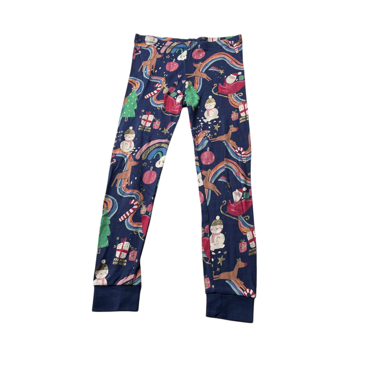 George 6-7 years navy blue Christmas pyjama set cotton
