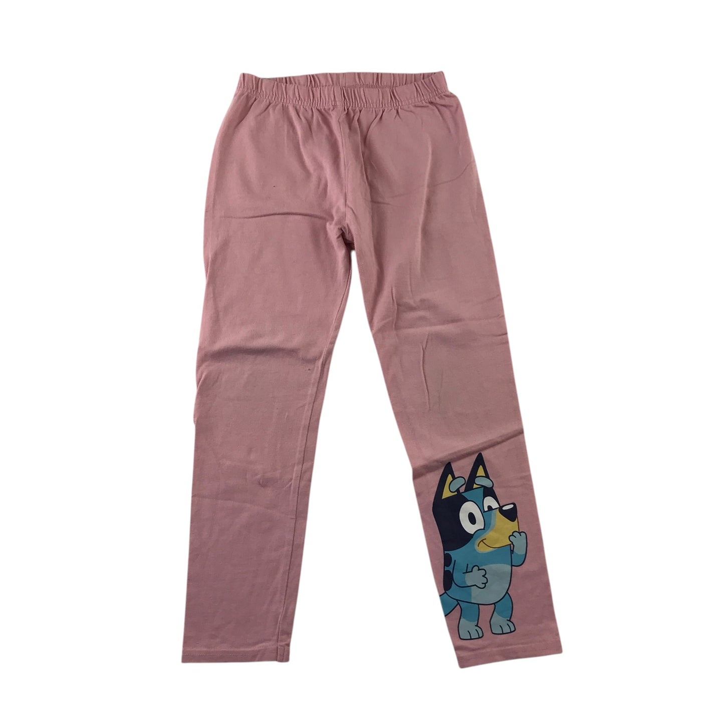 George 6-7 years pink Bluey leggings cotton elastane