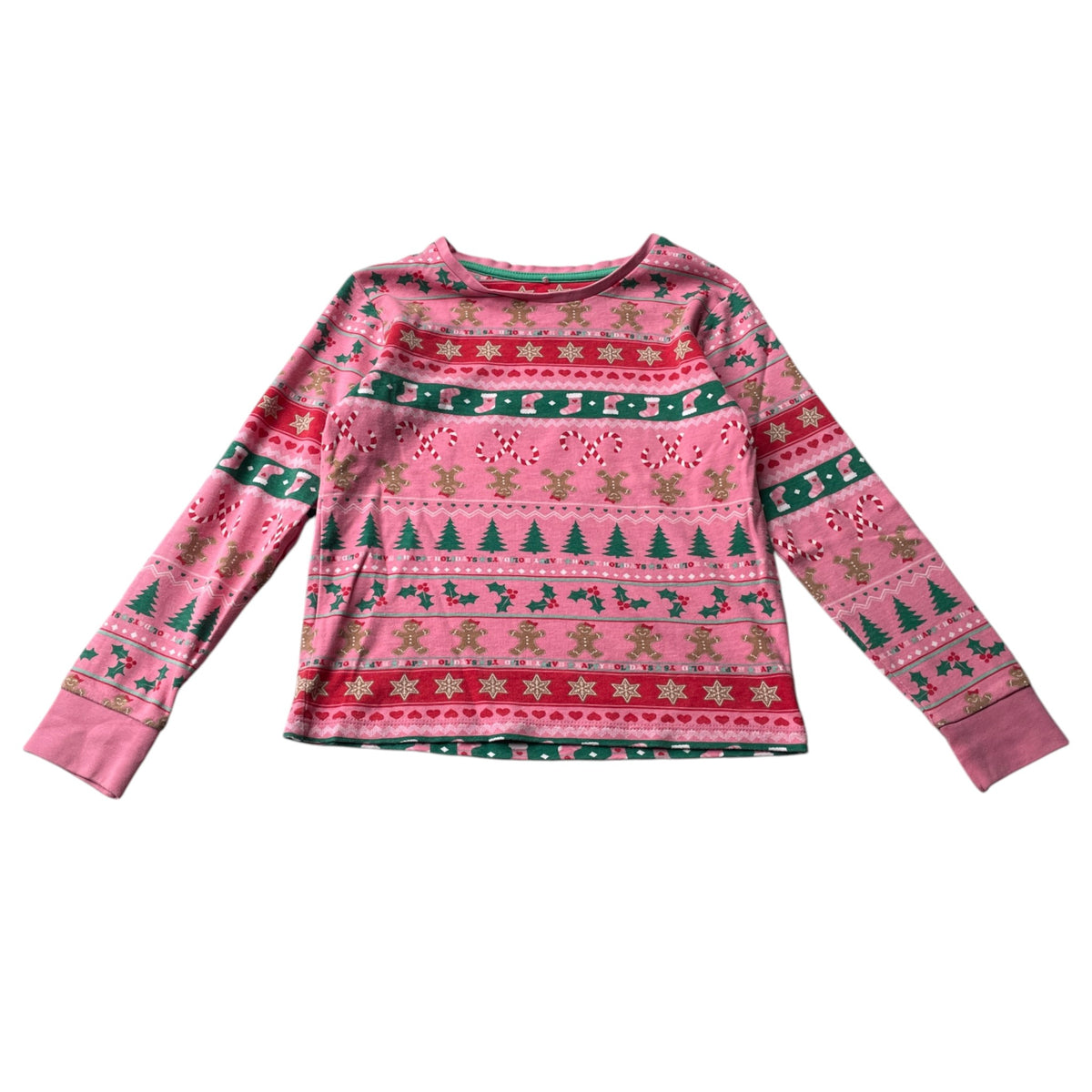 George 7-8 years pink Christmas pyjama set cotton