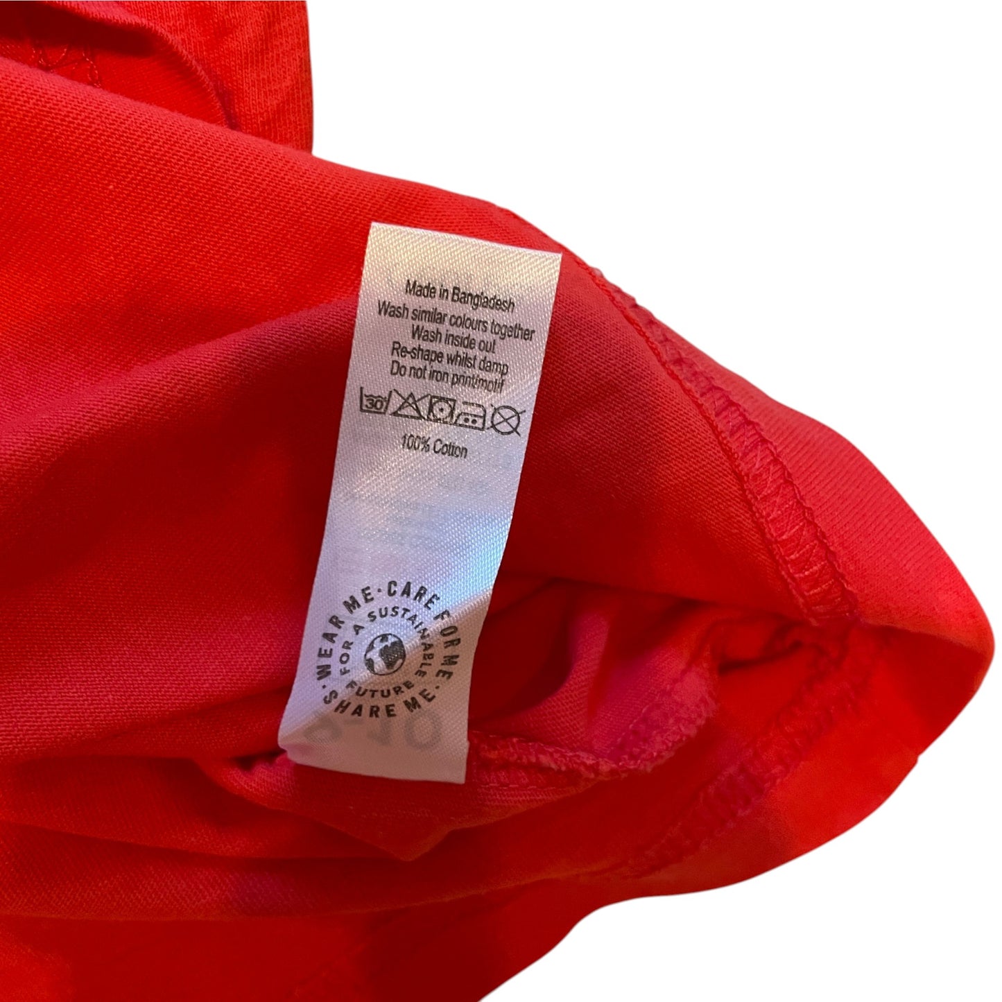 George 9-10 years red t-shirt Christmas unicorn cotton