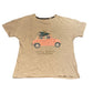 George UK 8-10 women's t-shirt Christmas Holiday print cotton viscose