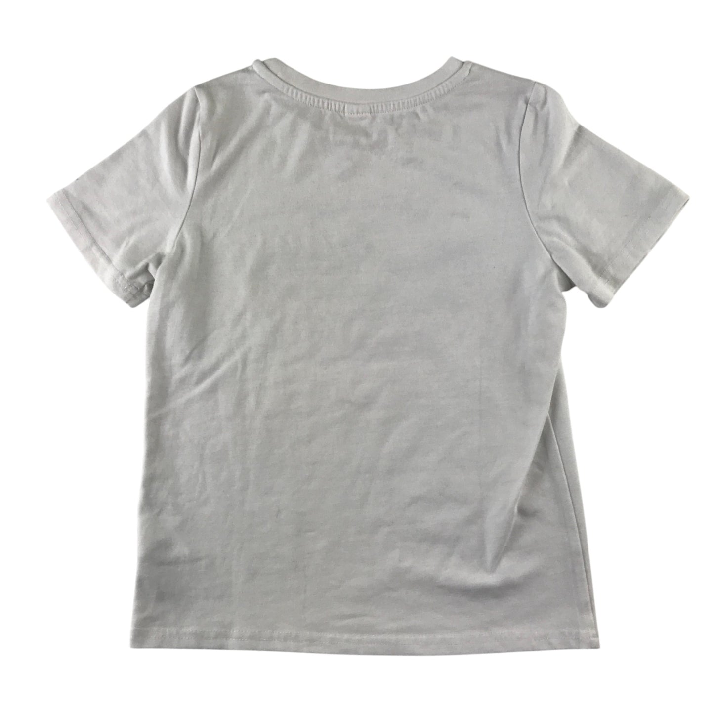 George and Shein summer bundle 5-6 years white t-shirt and green shorts cotton polyester elastane