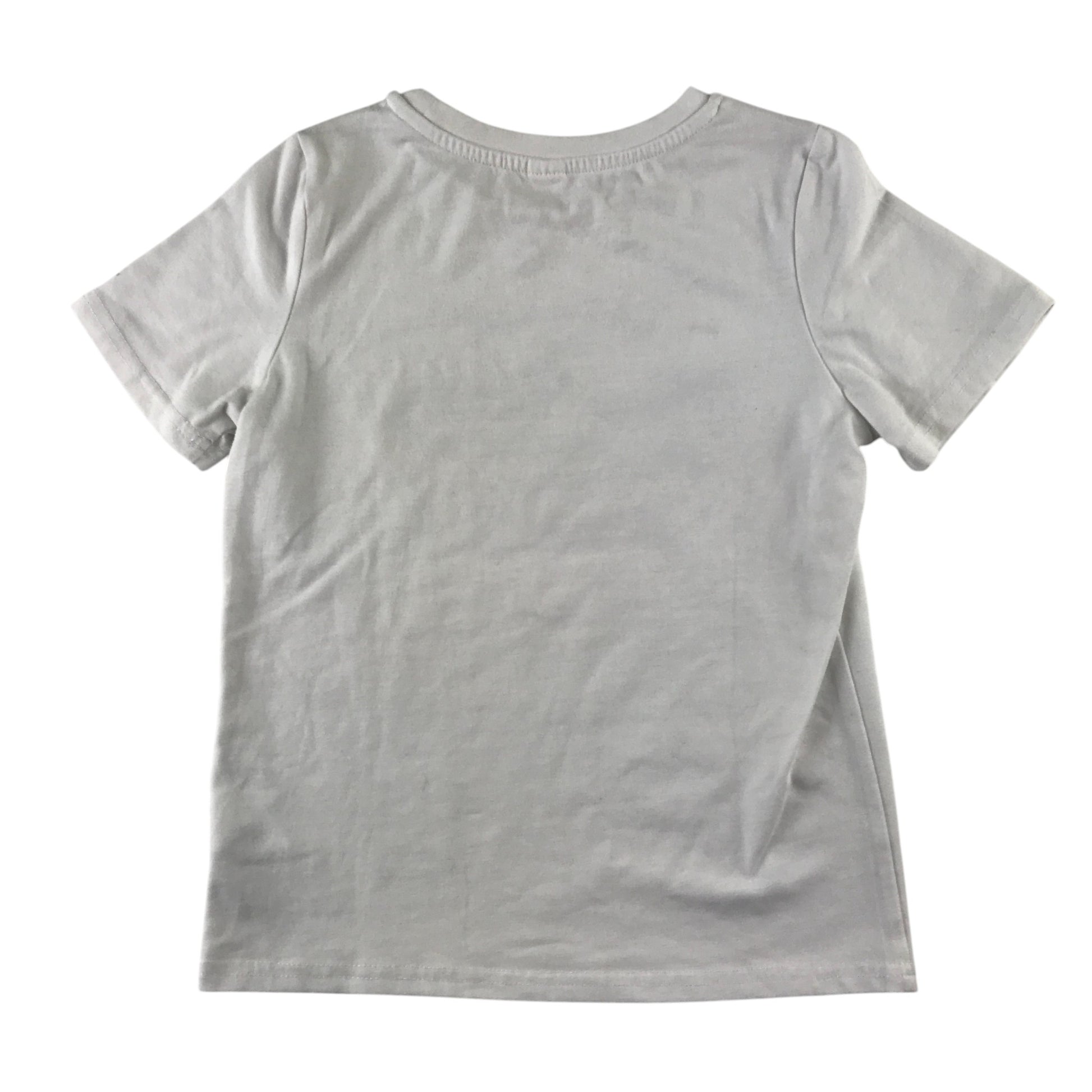 George and Shein summer bundle 5-6 years white t-shirt and green shorts cotton polyester elastane