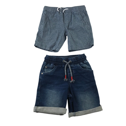 George and Primark 5-6 years shorts bundle stretchy denim and chinos cotton polyester elastane