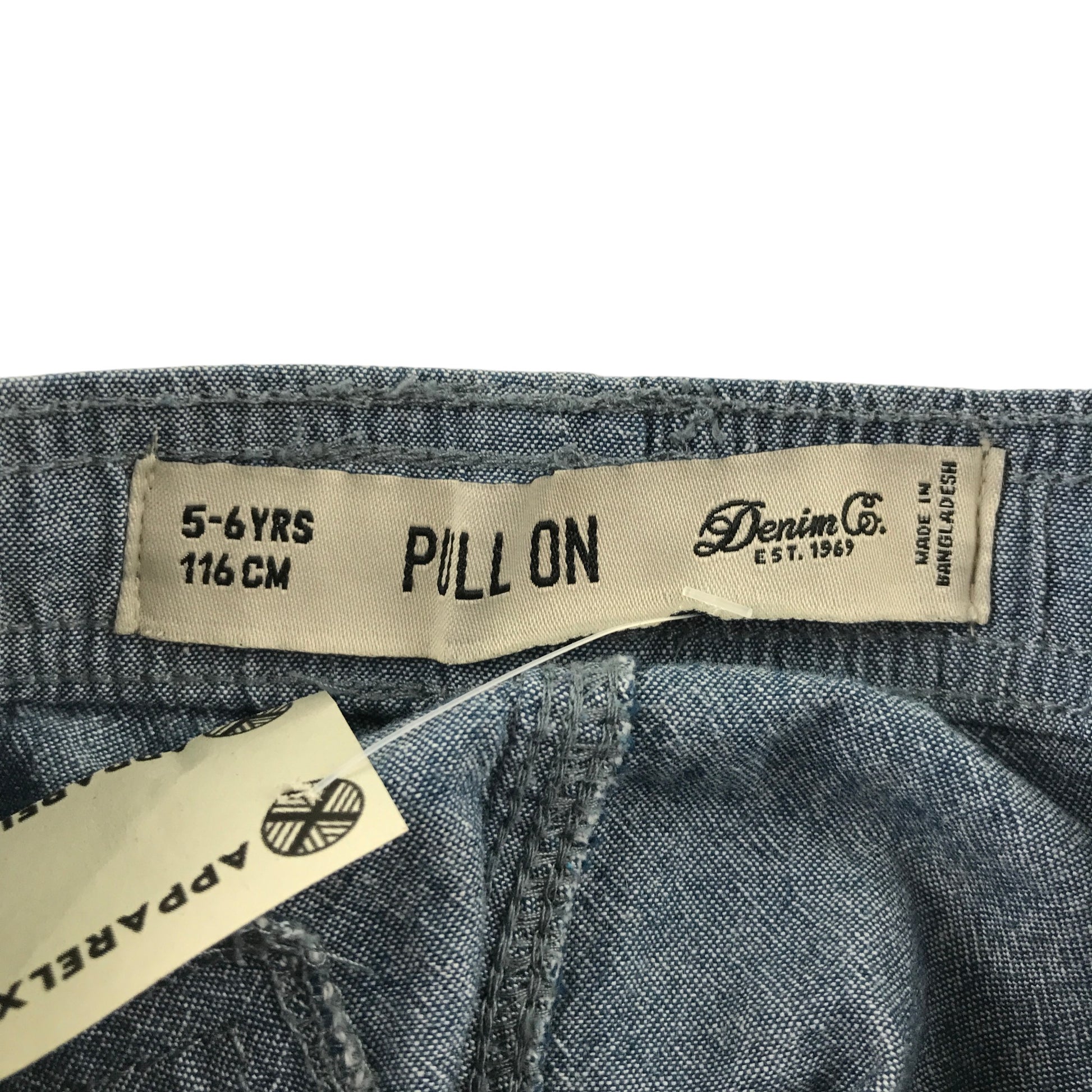 George and Primark 5-6 years shorts bundle stretchy denim and chinos cotton polyester elastane