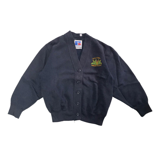 *Golfhill Primary navy jersey cardigan