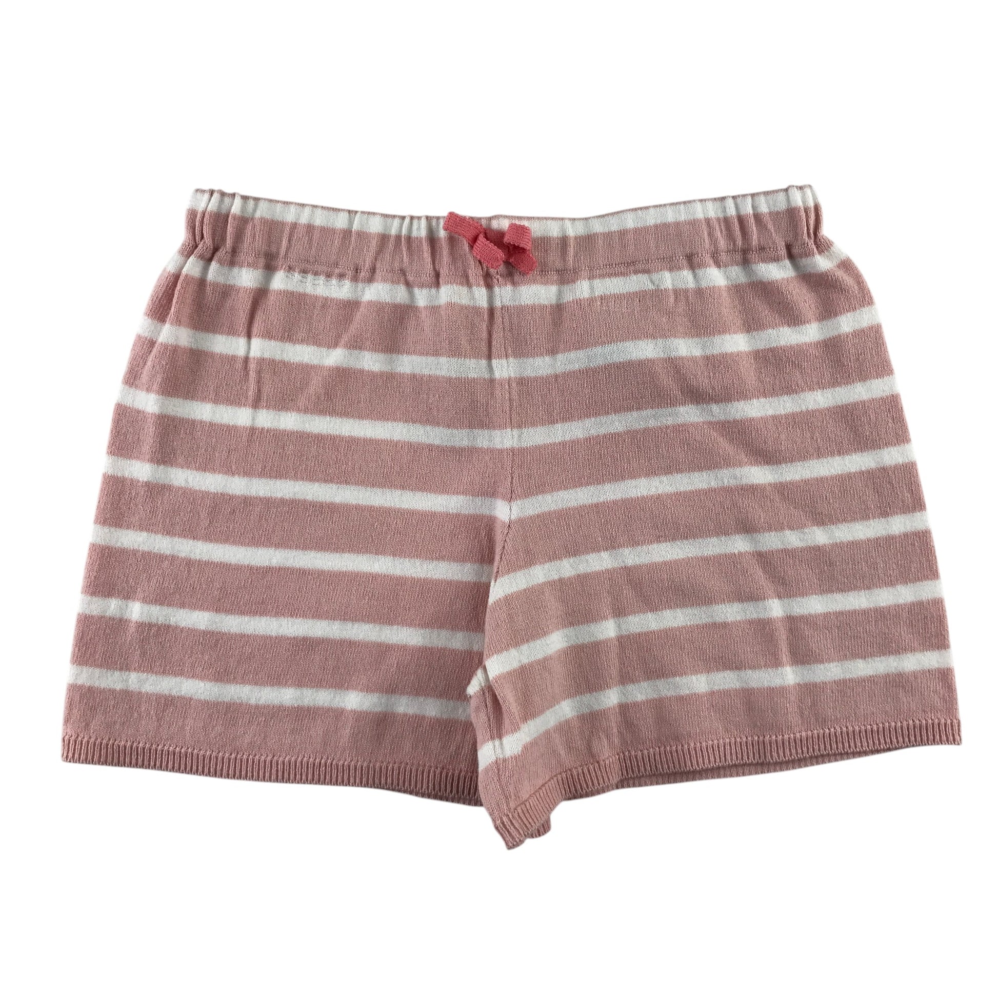 Guppy and H&M summer bundle 7-8 years lilac t-shirt and stripy terry cloth shorts cotton