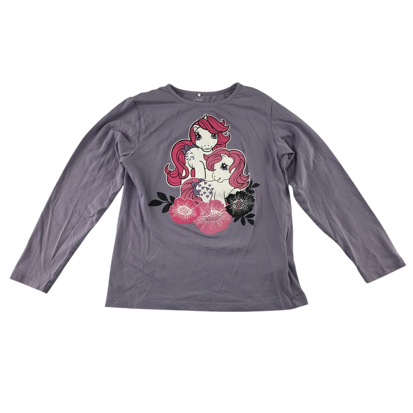 Guppy and H&M summer bundle 7-8 years lilac t-shirt and stripy terry cloth shorts cotton