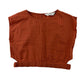 H&M 10-11 years orange blouse shorts 2 piece set cotton