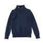 H&M 11-12 years navy blue jumper shawl collar cotton