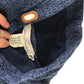 H&M 11-12 years navy blue jumper shawl collar cotton