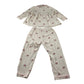 H&M 4-6 years cream pyjama set cotton