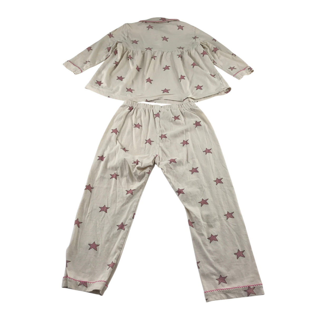 H&M 4-6 years cream pyjama set cotton