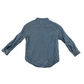H&M 5-6 years blue granddad collar shirt cotton