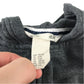 H&M 5-6 years dark grey hoodie cotton polyester