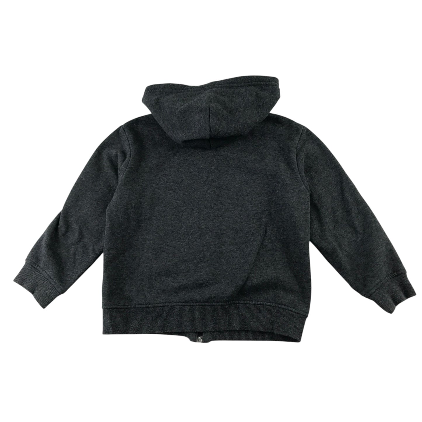 H&M 5-6 years dark grey hoodie cotton polyester