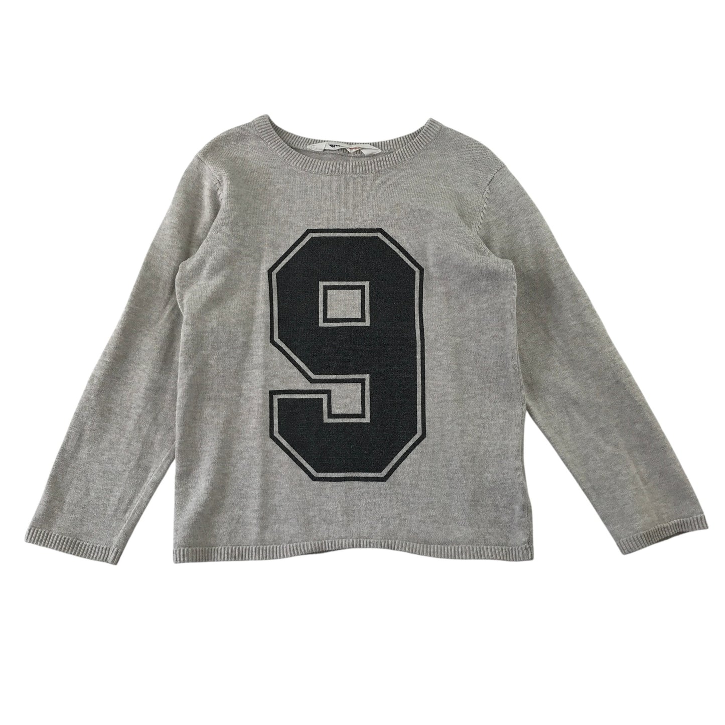 H&M 5-6 years grey jumper number 9 cotton