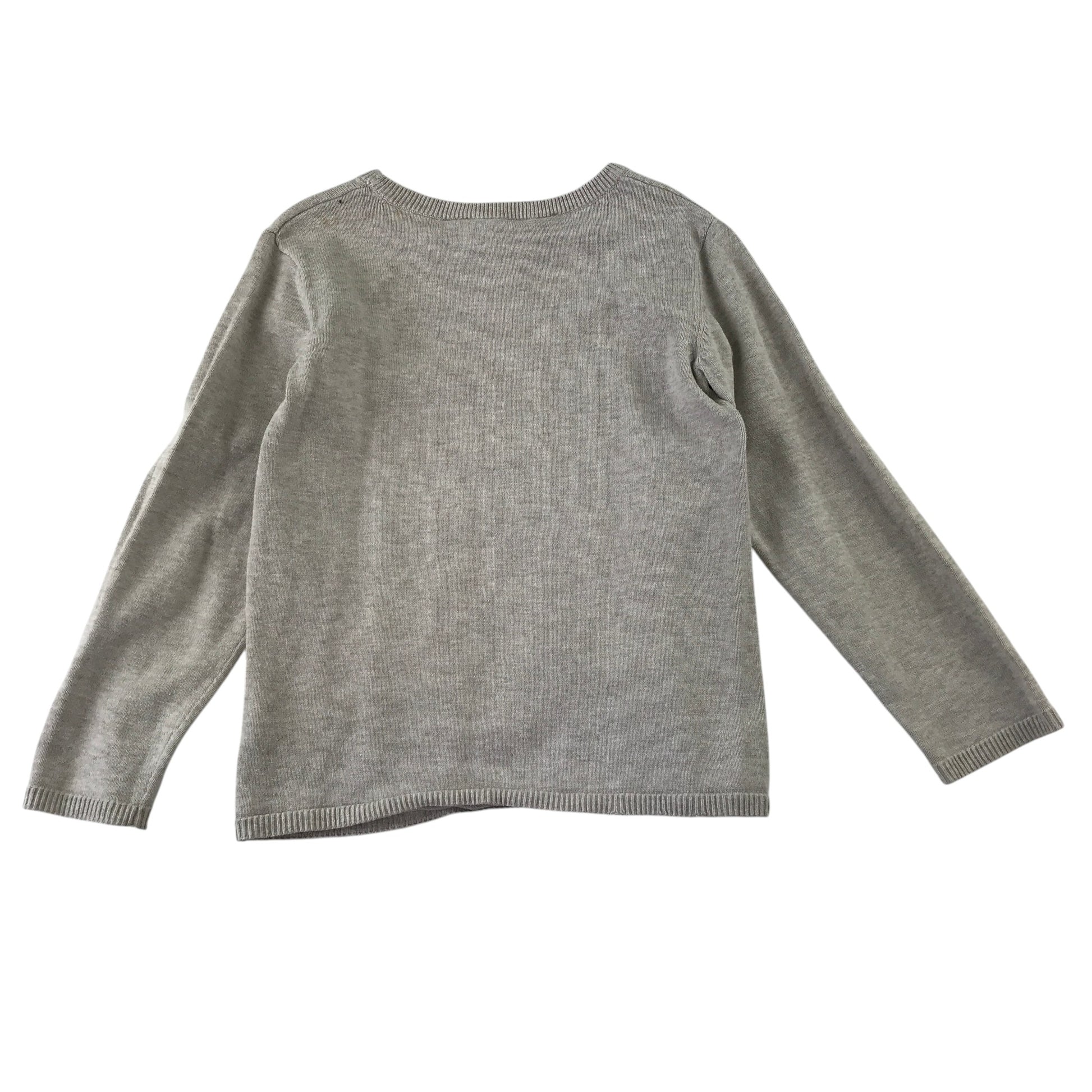 H&M 5-6 years grey jumper number 9 cotton