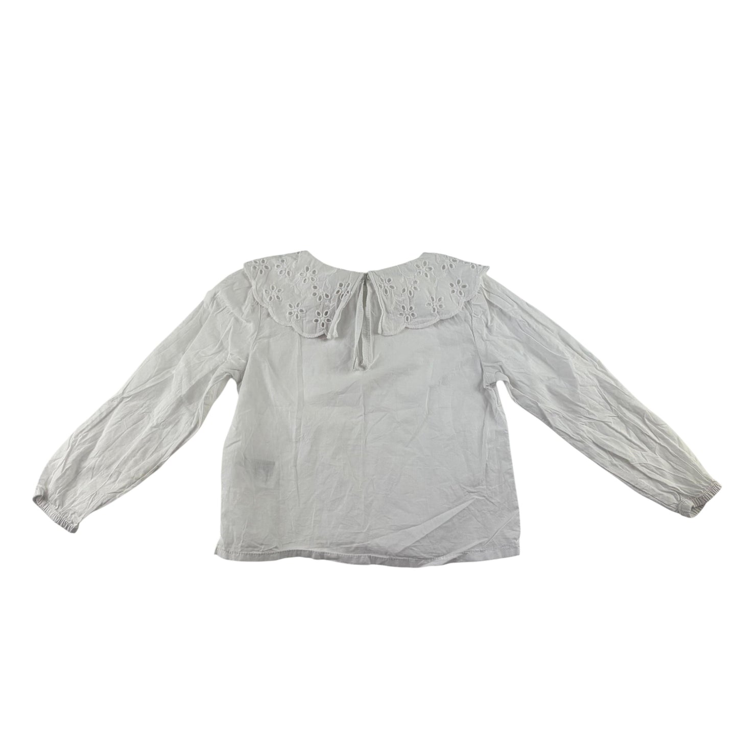 H&M 6-7 years white blouse cotton