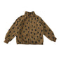 H&M 7-8 years brown fleece spot pattern polyester