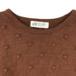 H&M 9-10 years brown jumper bauble detailed cotton