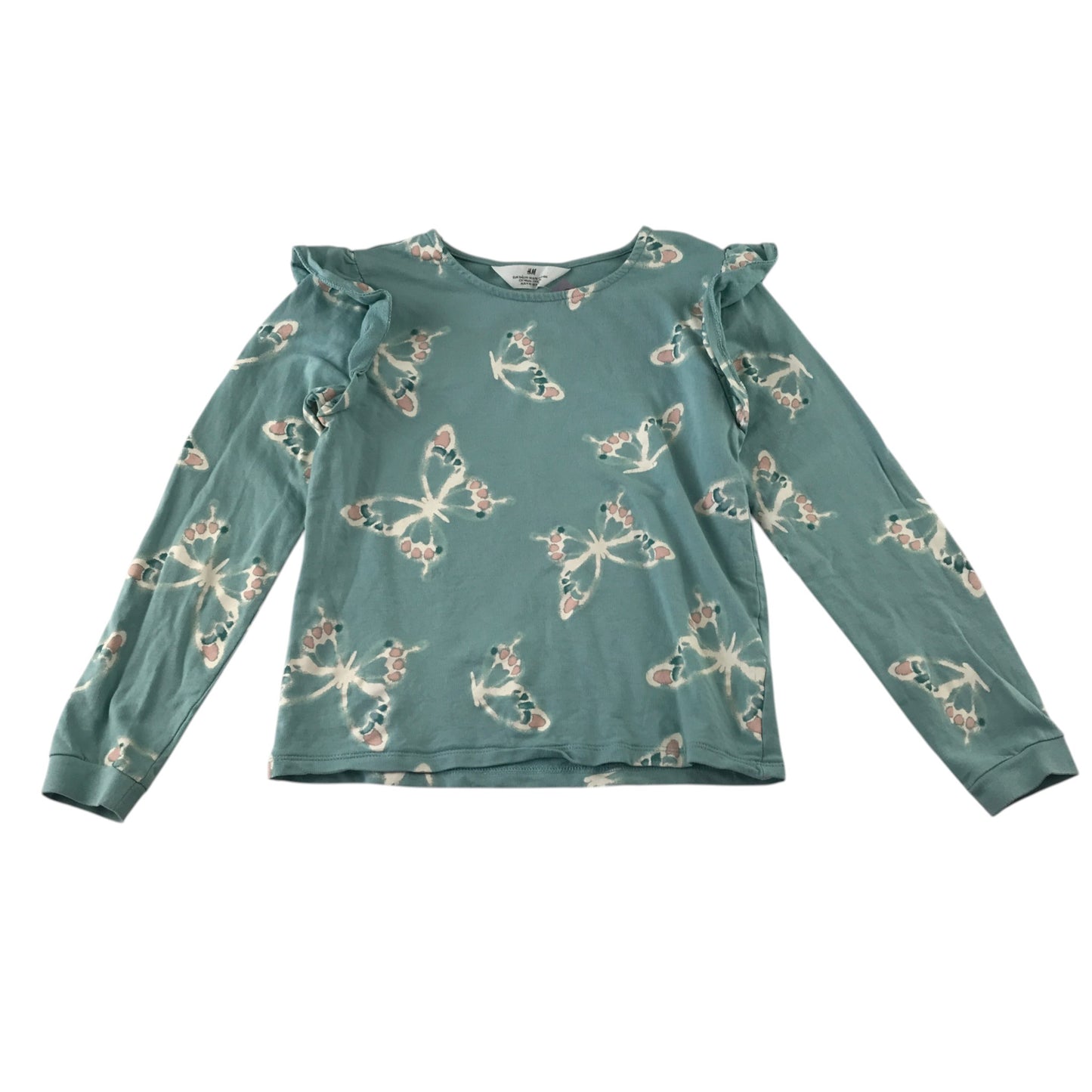 H&M 9-10 years green jumper cotton