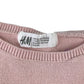 H&M 9-10 years jumper light pink brown stripy cotton
