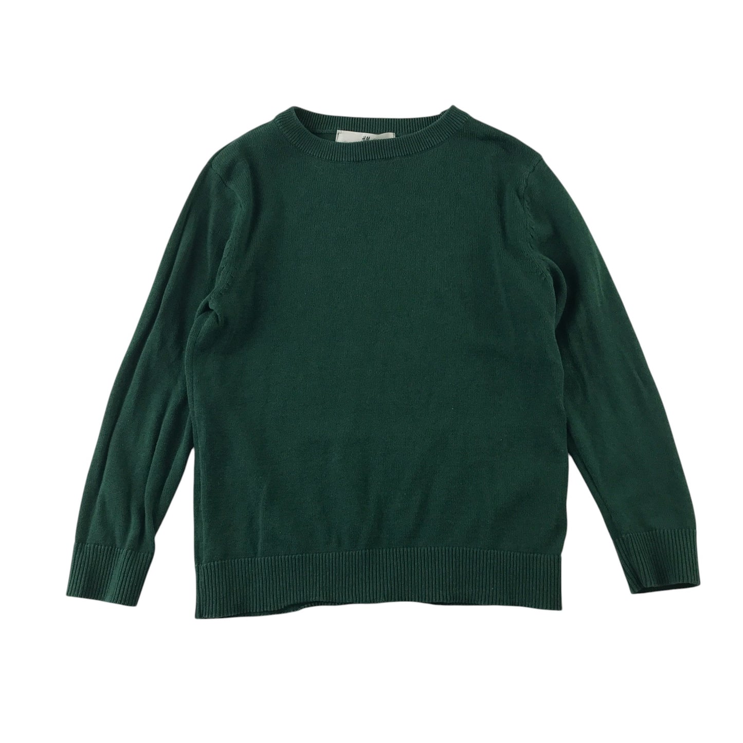H&M 4-6 years dark green jumper cotton
