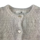 H&M 5-6 years white fluffy cardigan polyamide acrylic
