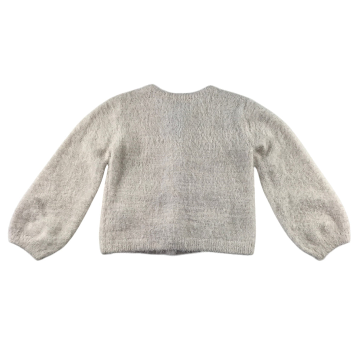 H&M 5-6 years white fluffy cardigan polyamide acrylic