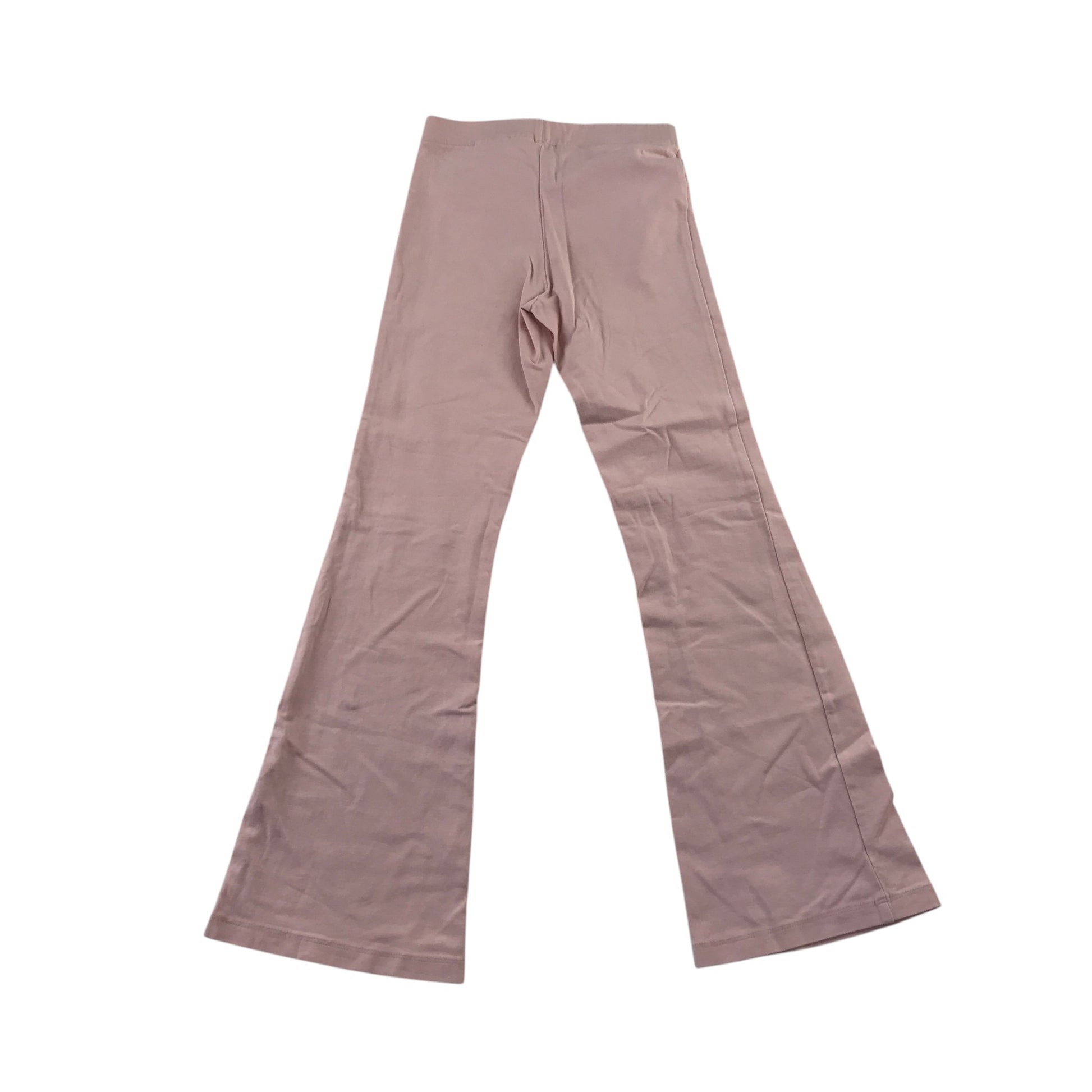 H&M 7-8 years pink flared leggings cotton elastane