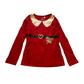 H&M 7-8 years red t-shirt Christmas outfit print cotton