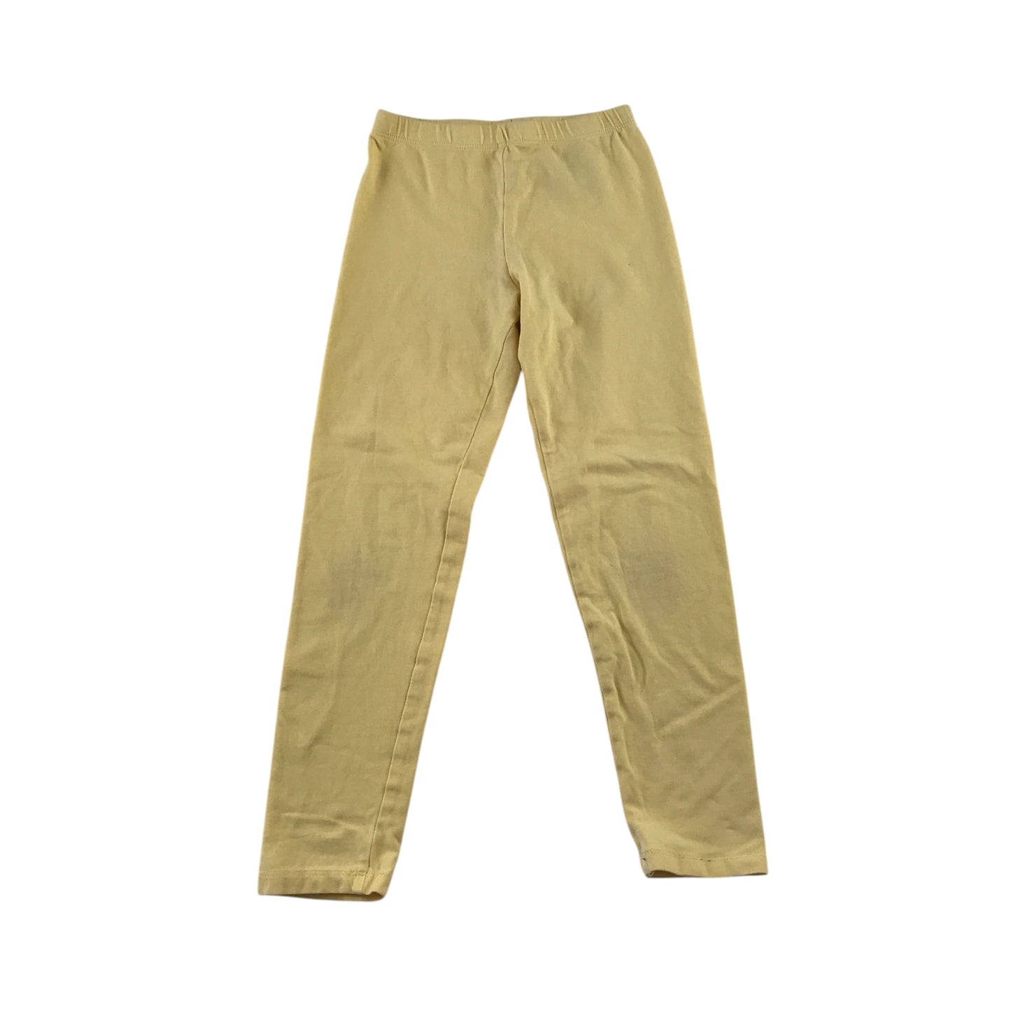 H&M 7-8 years yellow leggings cotton elastane