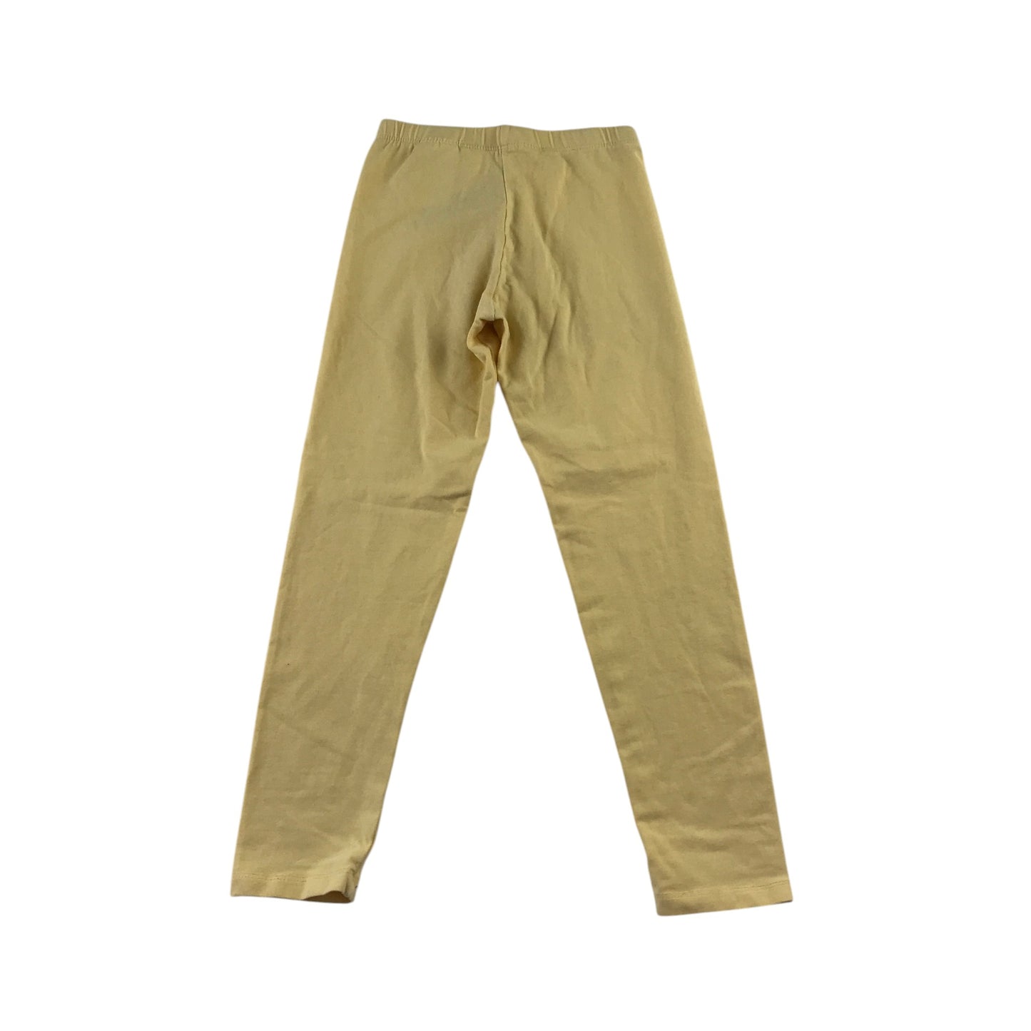 H&M 7-8 years yellow leggings cotton elastane