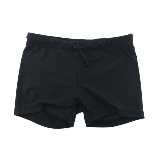 H&M 8-10 years black swim briefs polyester elastane