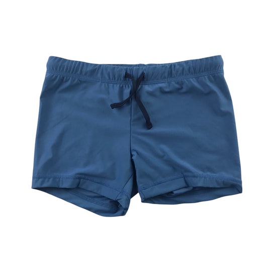 H&M 8-10 years blue swim briefs polyester elastane