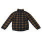 H&M 8-10 years brown and navy checked fleece
