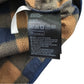 H&M 8-10 years brown and navy checked fleece