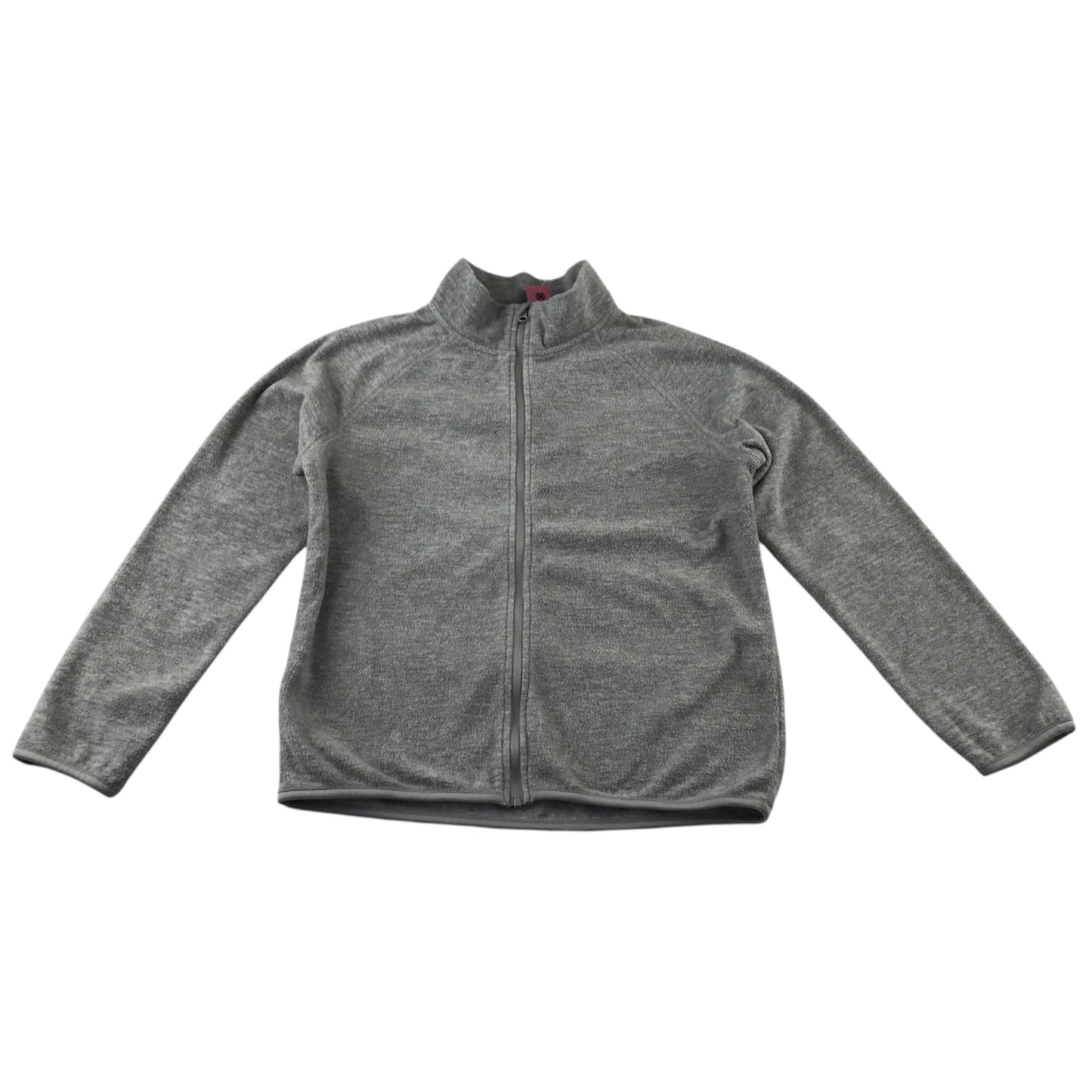 H&M 8-10 years grey fleece full zipper