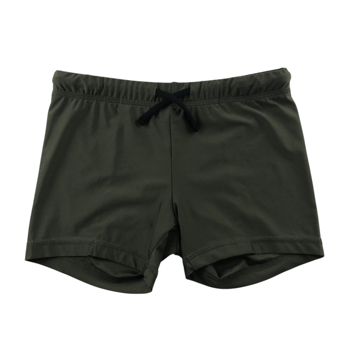 H&M 8-10 years khaki green swim briefs polyester elastane