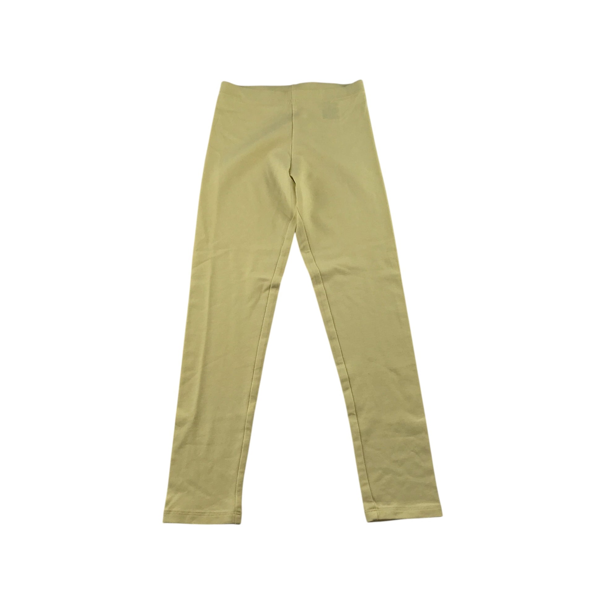 H&M 8-9 years yellow leggings cotton elastane