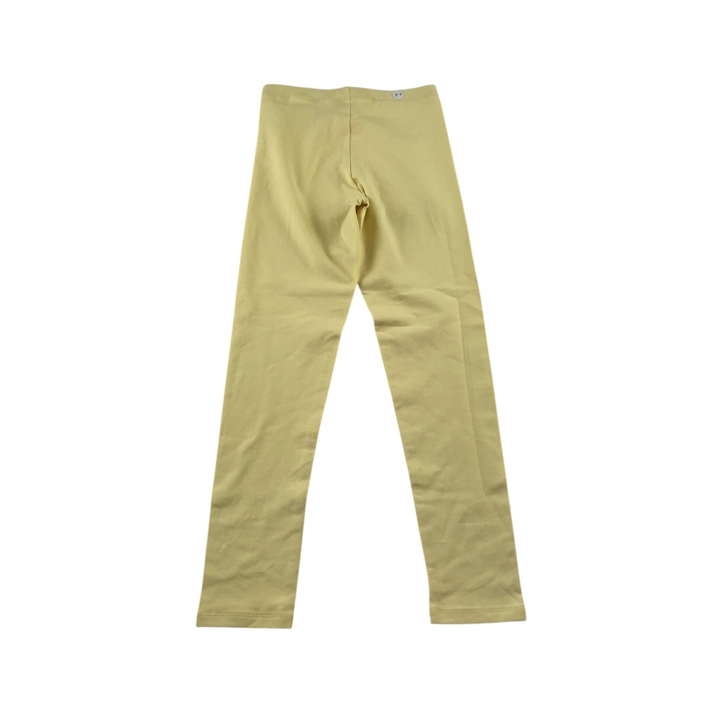 H&M 8-9 years yellow leggings cotton elastane