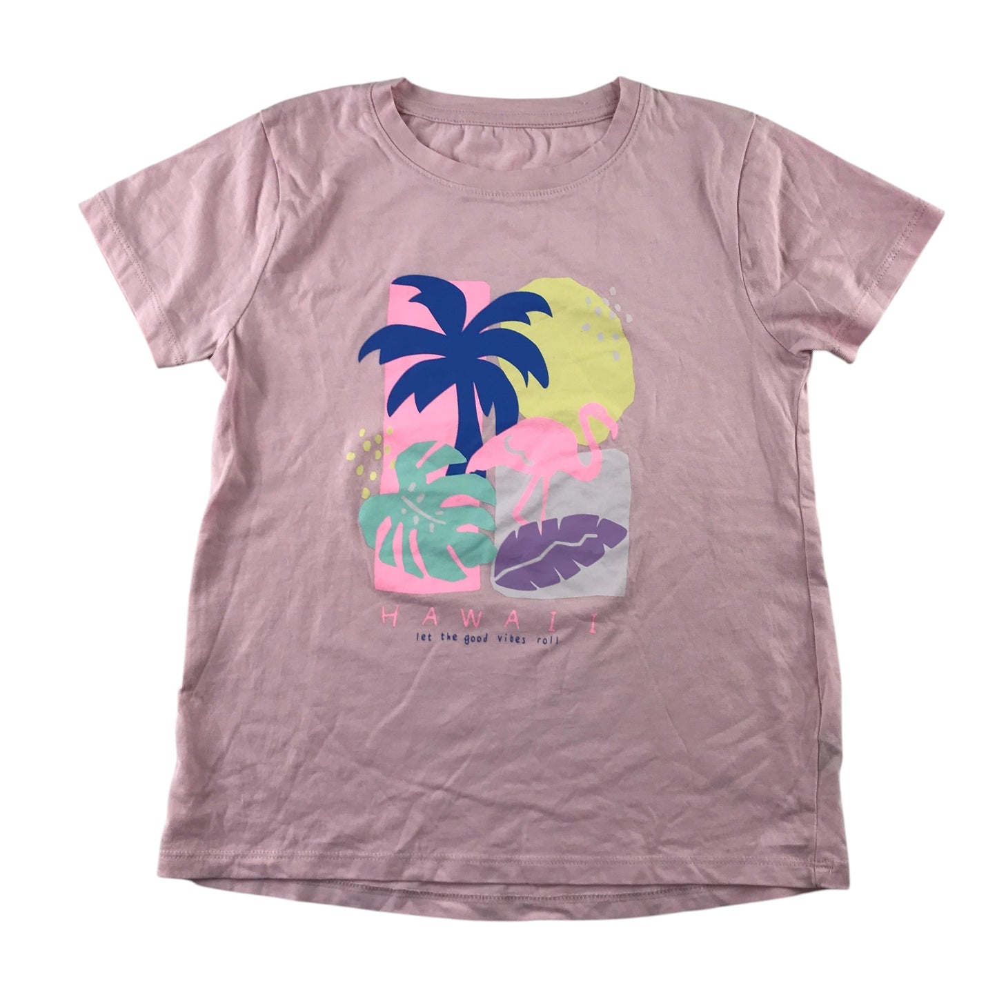H&M and Dunnes summer bundle 9-10 years pink t-shirt and lilac shorts cotton