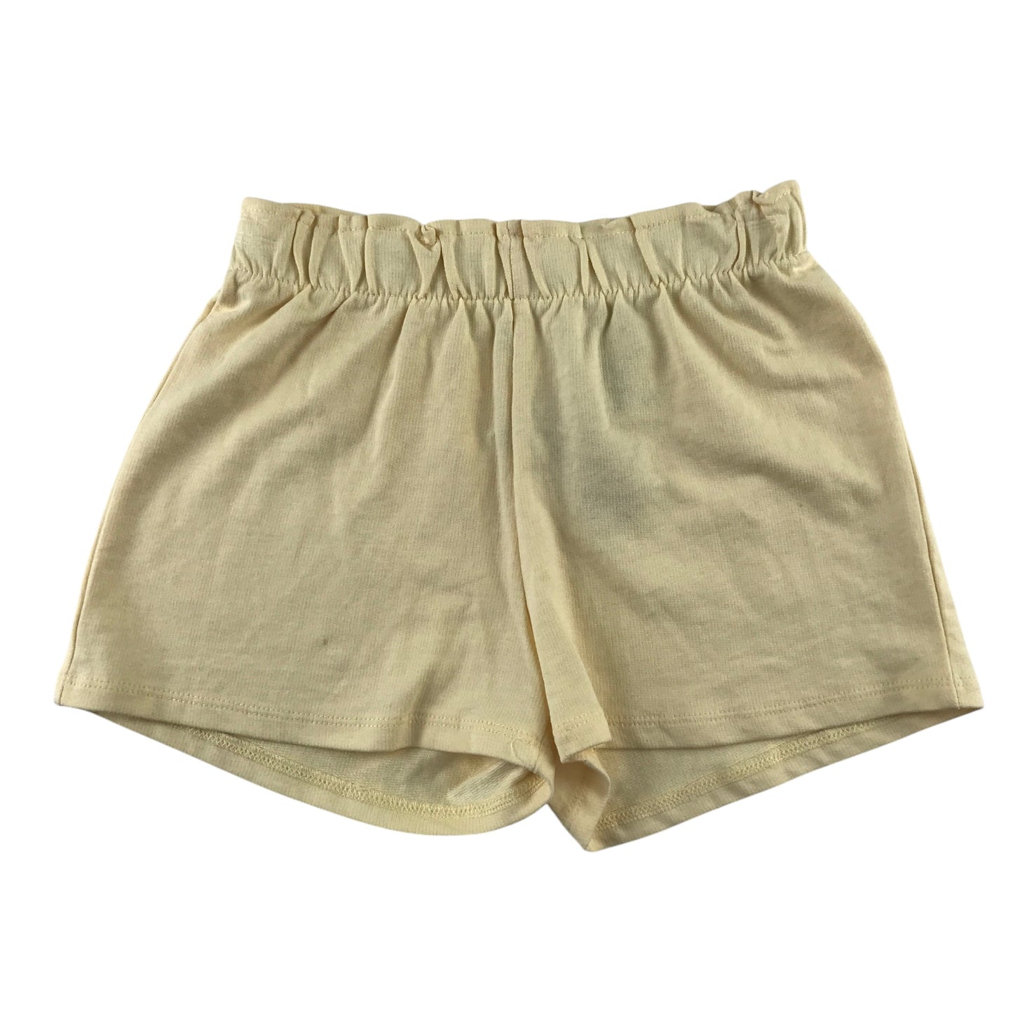 H&M and George summer bundle 6-7 years white celestial t-shirt and yellow shorts cotton